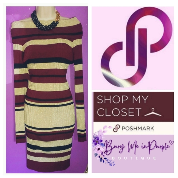 No Boundaries Dresses & Skirts - OFF THE SHOULDER SWEATER DRESS